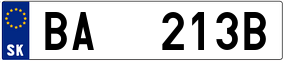 Truck License Plate